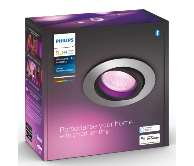 Philips Hue White and color ambiance Reflektor Centura (alu.) - 716910 - zdjęcie 4
